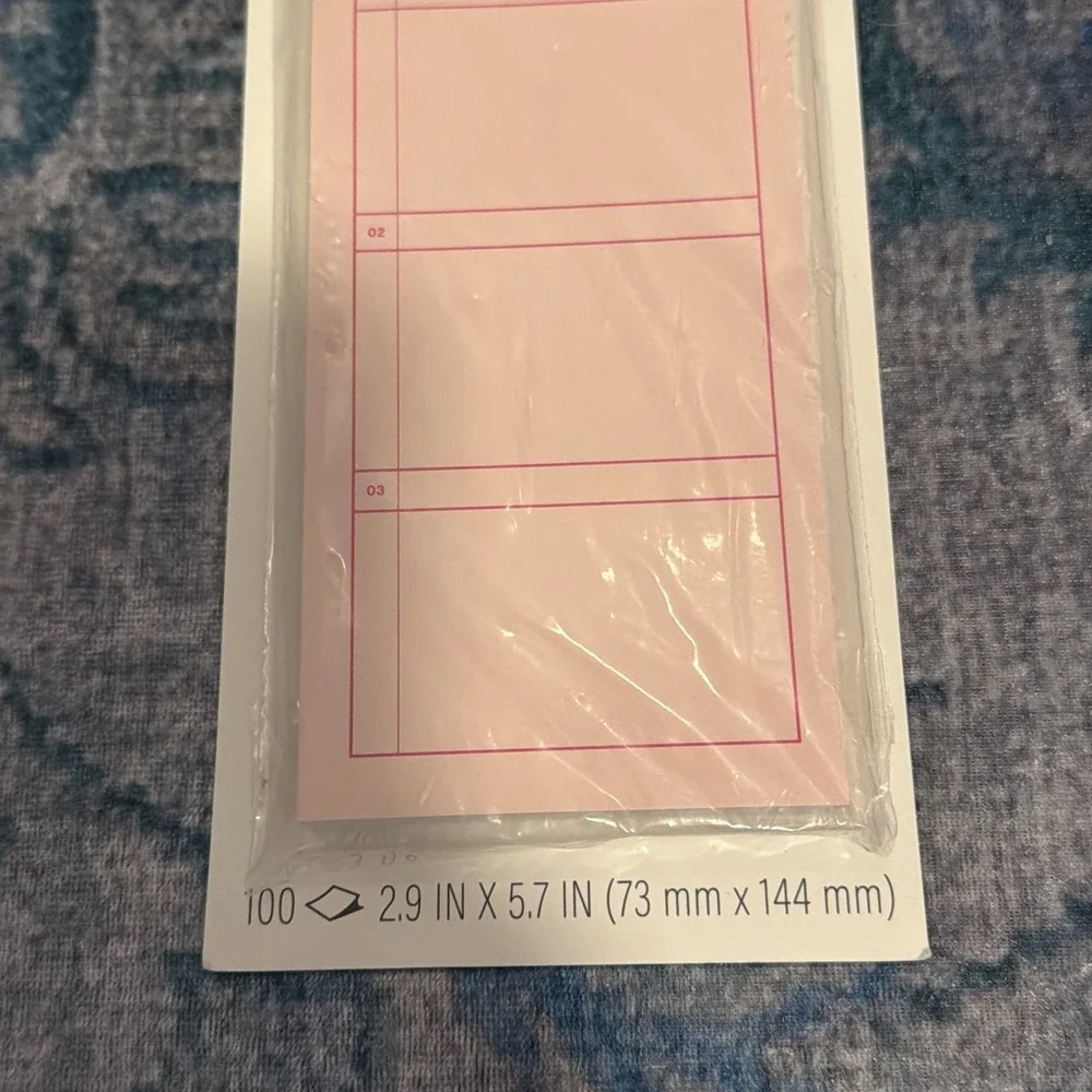 NOTED By Post It LIST Notes Top 3 Pack of 1